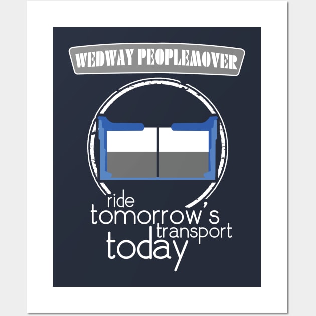 Wedway People Mover Transportation Wall Art by retrocot